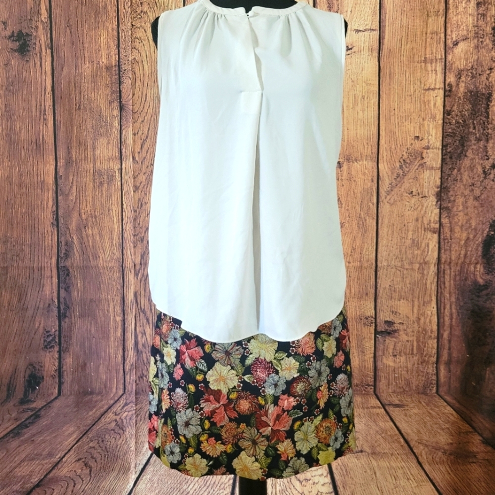 LOFT skirt and top